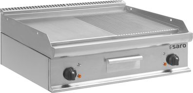 Saro Elektro-Griddleplatte Tischmodell E7Kte2Bbm, Maße B 800, Bratplatte 795 X T