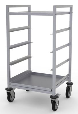 Combisteel Geschirrkorbwagen mit 4 Schienen und 4 Rollen
