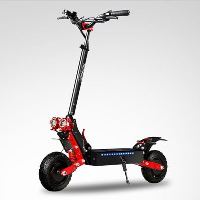 Elektroroller mit Dual-Motor Reichweite 45-60km 10 Zoll Offroad-Luftreifen