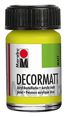 Marabu Decormatt Dekormatt Farbe Basteln 15ml 061 Reseda