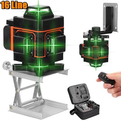 Kreuzlinienlaser, 4x360° Linien kreuzlinienlaser mit stativ, Batterie, 1.5m Dreistufi