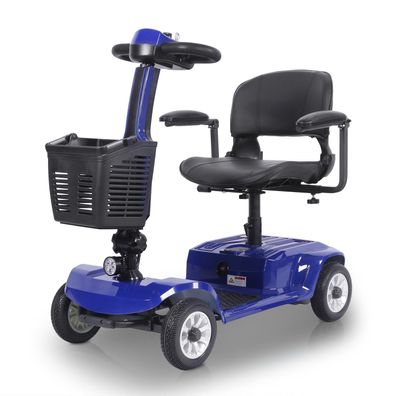 Elektrisches 4-Rad Mobilitäts-Scooter Vierrädriger Elektroroller mit 24V 12Ah Akku