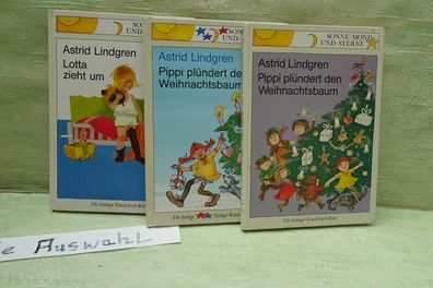 Astrid Lindgren Lotta zieht um Pippi Langstrumpf plündert den Weihnachtsbaum 80/90er