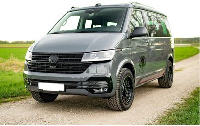 für T5 T6 T6.1 Twin Monotube AT3 Felge 18 Zoll schwarz mit Anfahrschutzring
