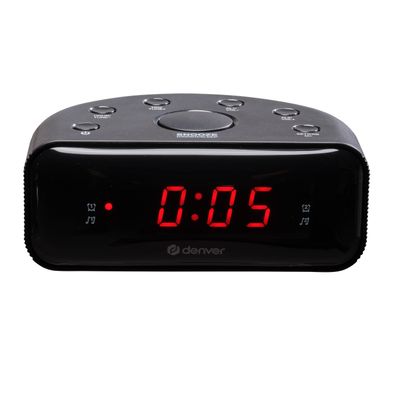 Denver CR-430 Digitaler FM-Radiowecker mit Dual-Alarm, Snooze & LED-Display