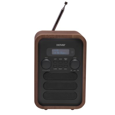 Denver DAB-48 DAB+ und FM Radio mit Bluetooth, 40 Senderspeicher & Fernbedienung