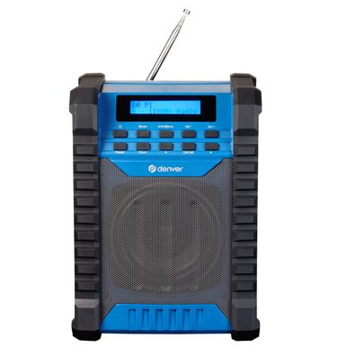 Denver WRD-60 Baustellenradio mit DAB+, Bluetooth, 100W Leistung & IP54 Schutz