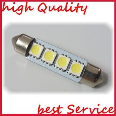 SMD LED Soffitte Lampe C10W 42mm 24V Volt LKW Xenon weiss Innenraum Beleuchtung