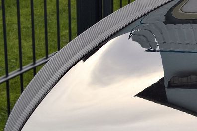 passend für BMW cabrio e93, tuning spoiler CARBON look rear spoiler SLIM lip tail