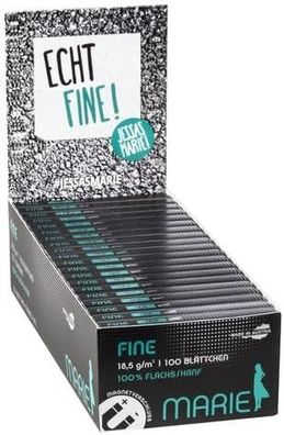 Marie black Fine - Echt Fine - 20 Heftchen a 100 Blatt