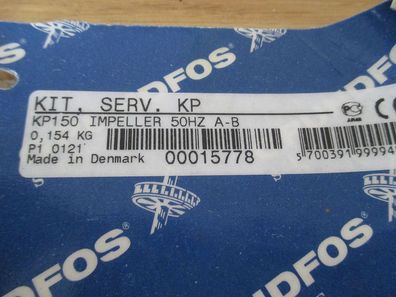 Grundfos Service KIT KP 150 Laufradsatz Impeller Nr. 00015778 KOST-EX S8/31