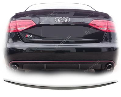 schwarz lack spoiler für audi a4 tuning b8 mit Gutachten