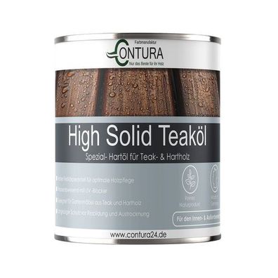 Contura Teaköl Spezial Hartöl für Teak & Hartholz Yachtöl Holzschutz UV Schutz