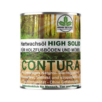 Contura Premium Hartwachsöl High Solid Holzöl Fußböden Möbel Holzschutz