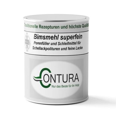 Contura Premium Bimsmehl Schellack Grundierung Schleifmehl Politur