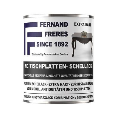 Contur Fernand Freres Extra Hart Schellack Tischplattenlack Hochglanz Lack