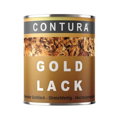 Contura Premium Goldlack Effektfarbe Effektlack Holz und Metall