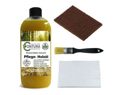 Pflegeöl SET Holzöl Holz Wachs Tisch- Möbelöl zum nachölen auffrischen pflegen