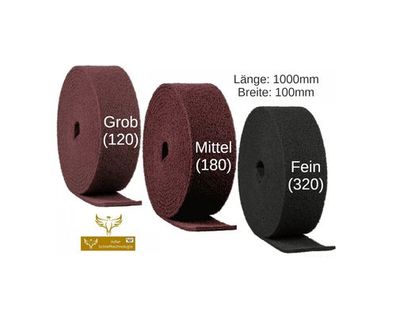 Schleifvlies Rolle 1 Meter Schleifmatte