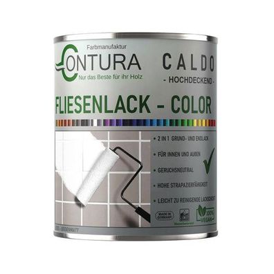 Fliesenlack 750ml. Fliesenfarbe 20 Farben Lack Fliesen Wand Boden Bad Küche