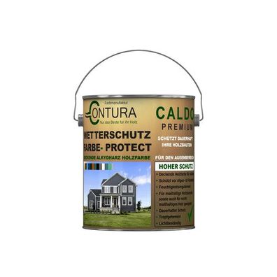 Contura Wetterschutzfarbe Holz Dauerschutzfarbe Deckend Buntlack Holzfarbe Holzlasur