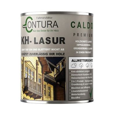 Contura KH Lasur 3in1 Holzlasur Holzschutzlasur UV- Holzschutz Holzöl Dünnschichtlasu