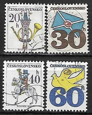 Tschechoslowakei gestempelt Michel Nummer 2228-2231y