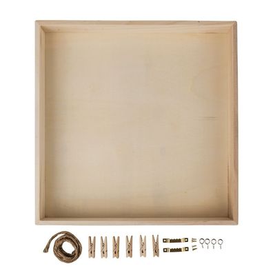 Rayher Holzrahmen Holz Rahmen mit Rückwand 62818000