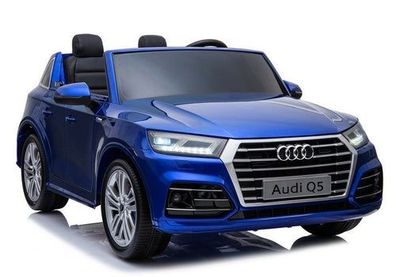Elektro Kinderauto Audi Q5 Blau lackiert 4x4 2Sitzer