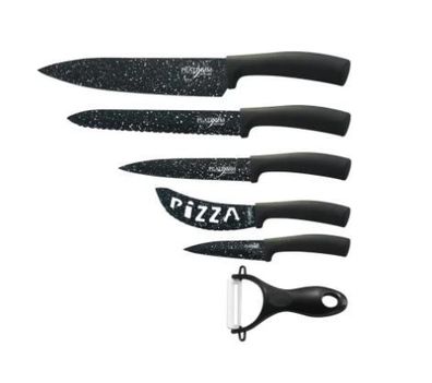 6 teiliges Messerset (5 Messer 1 Sparschäler)