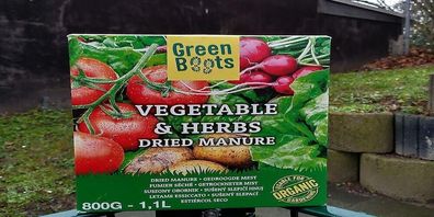 GreenBoots granulierter Komplettdünger 800g 1,1L Gemüse Kräuter