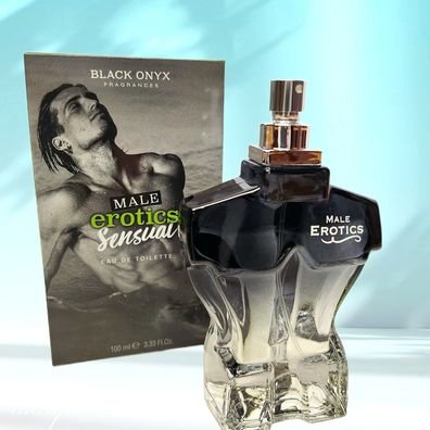 Eau de Toilette Male Erotics Sensual for Men, 100 ml, Black Onyx Art.-Nr. 43181