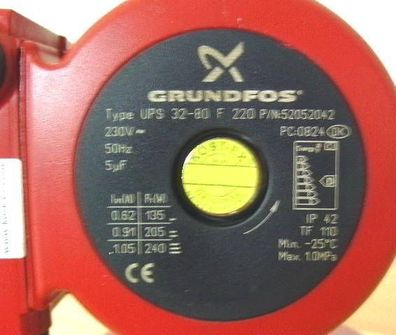 Grundfos Umwälzpumpe UPS 32-80 F 220 1x230 V Heizungspumpe KOST-EX P13/232