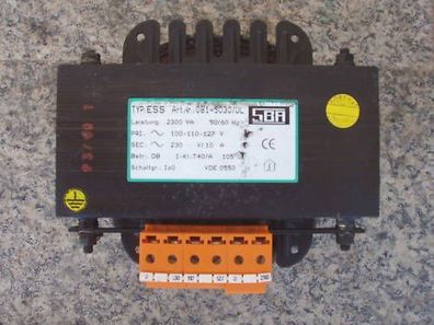 Transformator Trafo pri 100 110 127 V sec 230 V T10/284