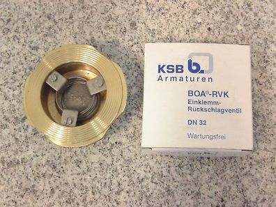 KSB BOA-RVK Rückschlagventil Rückflussverhinderer DN 32 S10/47