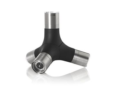 AdHoc Magnetische 4 in 1 Mühle GIANT, für Pfeffer, Salz, Chili und mehr MP440 1 St