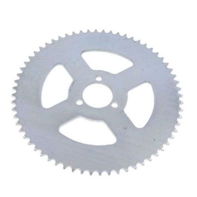 Kettenrad Ritzel Zahnrad Antriebsrad Kette 78 Zähne 25H Kette InnenØ 26,5 mm silber