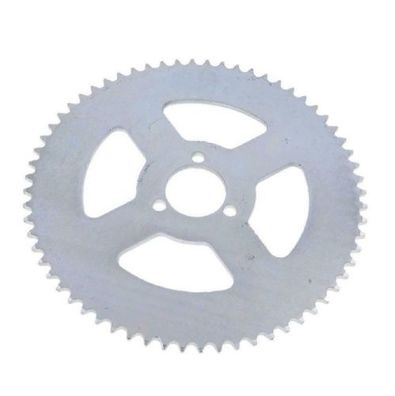 Kettenrad Ritzel Zahnrad Antriebsrad Kette 70 Zähne 25H Kette InnenØ 26,5 mm silber