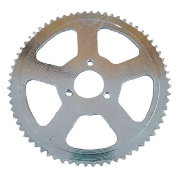 Kettenrad Ritzel Zahnrad Antriebsrad Kette 68 Zähne 25H Kette InnenØ 26,5 mm silber