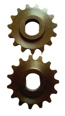 2 Stück Kettenrad Ritzel Zahnrad Antriebsrad Kettenradscheibe 15 Zähne H25 Kette