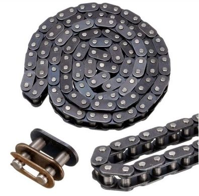 Kette Antriebskette Ersatz T8F 58 Glieder / 116 Zähne mit Kettenschloß für Kinderquad