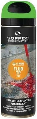 Baustellenmarkierspray FLUO TP leuchtgrün 500 ml Spraydose SOPPEC