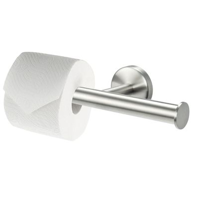 bremermann Bad-Serie PIAZZA - Toilettenpapierhalter 2in1 aus Edelstahl matt