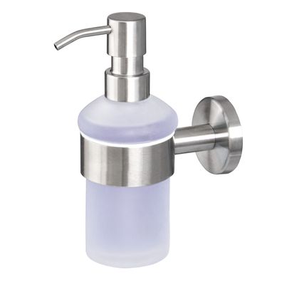 bremermann Bad-Serie PIAZZA - Seifenspender aus Glas & Edelstahl,