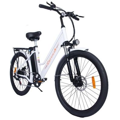 City Pedelec mit 36V 15Ah Batterie 350W Motor E-bike 26 Zoll Pendel Elektrofahrrad