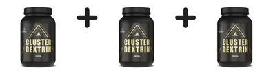3 x Peak Cluster Dextrin (1500g) Unflavoured