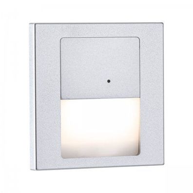 Paulmann 80003 LED Wandeinbauleuchte Tsaro eckig 80x36mm 2700K Chrom matt Sensor