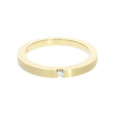 JuwelmaLux Ring 585/000 14 Karat Gold mit Brillant JL30-07-0719