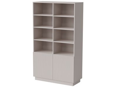 Regal Liverti - K Bücherregal 100 x 171 x 42 cm Kaschmir MDF