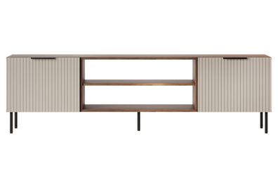 Fernsehschrank Almera - 6 Lowboard 180 cm Nußbaum / Kaschmir